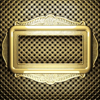 golden background made in 3D