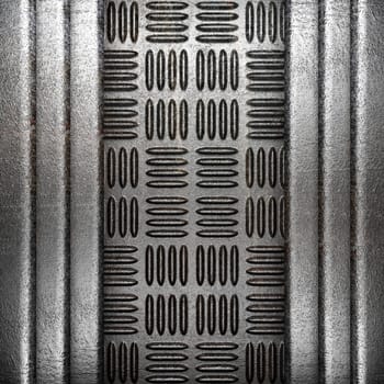 metal on wall made in 3d
