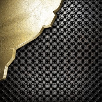 golden background made in 3D