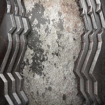 metal on wall made in 3D