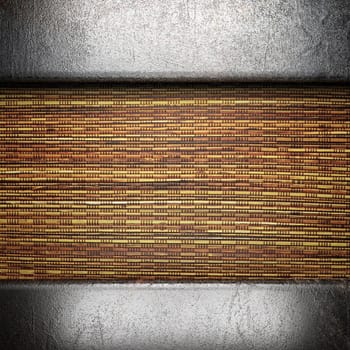 metal on wall made in 3d