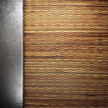 metal on wall made in 3d