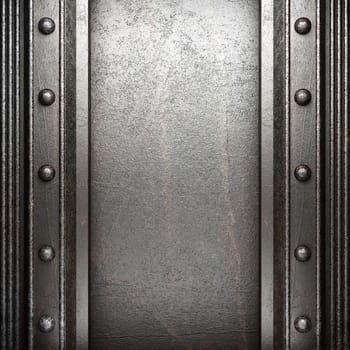 metal on wall made in 3D