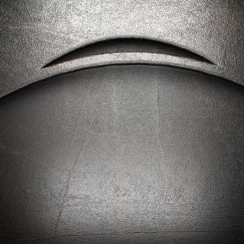 metal on wall made in 3D