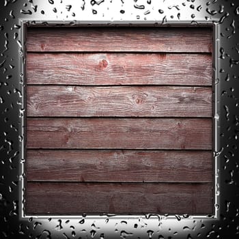 metal on wall made in 3D