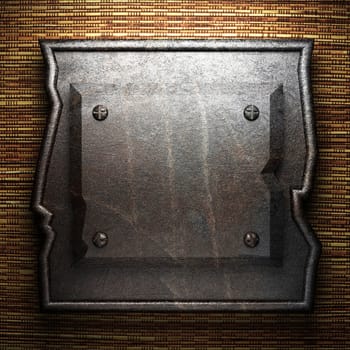 metal on wall made in 3D