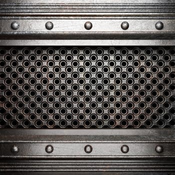 metal on wall made in 3D
