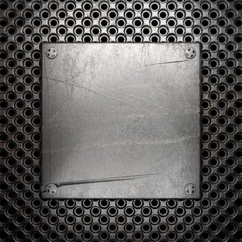 metal on wall made in 3D
