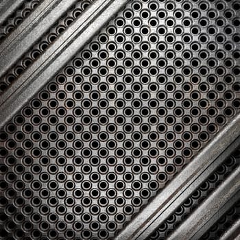 metal on wall made in 3D