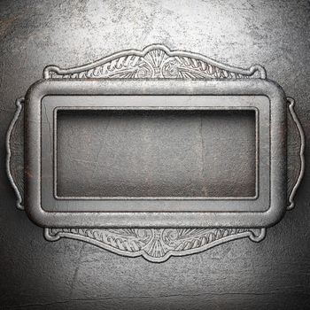 metall background made in 3D