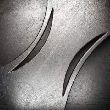 metall background made in 3D