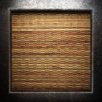 metal on wall made in 3d