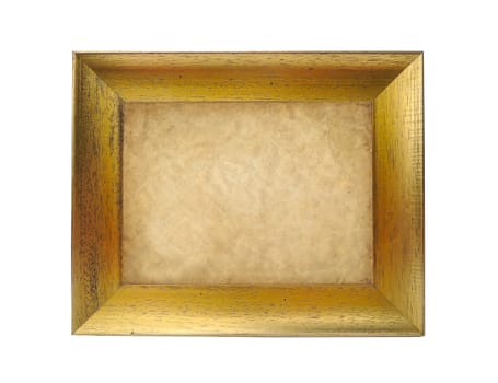 Antique frame isolated on white