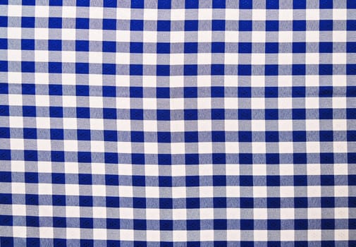 Blue picnic cloth