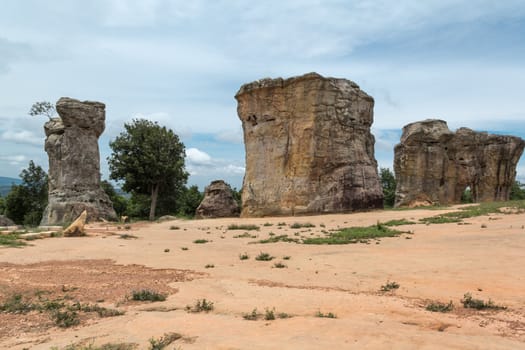 Detail of Monolithic -chaiyaphum province,Thailand