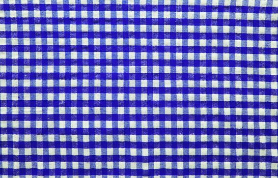 Blue picnic cloth