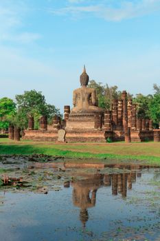 Sukhothai historical park, the old town of Thailand