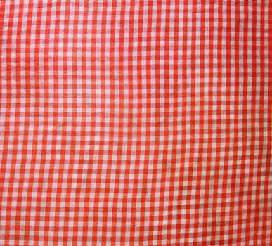 Red picnic cloth