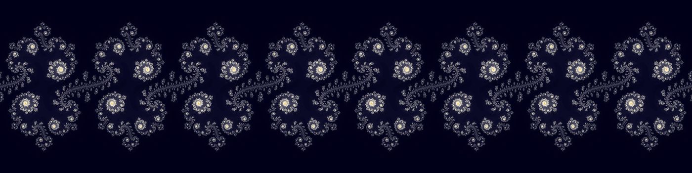 Winterl ornament. Digital generated graphic fractal.