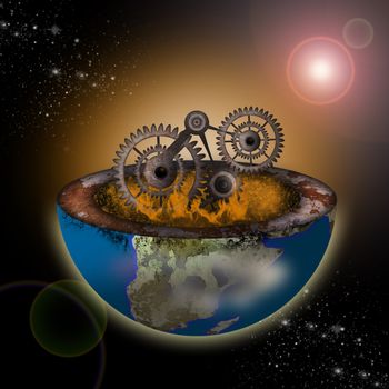 mechanism and earth