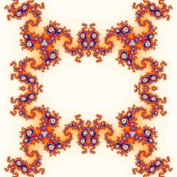 Frame. Computer generated fractal.