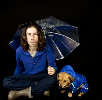 the blue rain dog and master