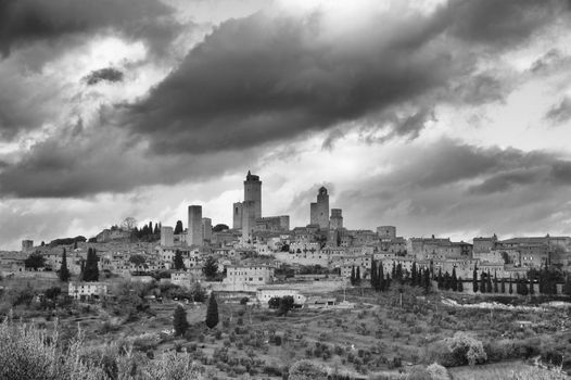 The medieval town of San Gimignano in tuscany