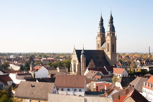 A gothic church in Speyer in Germany
