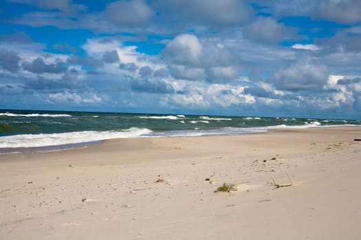 Baltic sea near Curonian Spit
