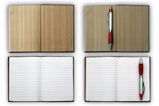 Blank NoteBook open