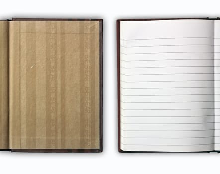 Blank NoteBook open