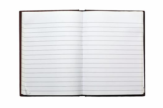 Blank NoteBook open