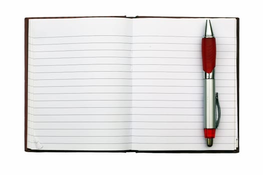 Blank NoteBook open