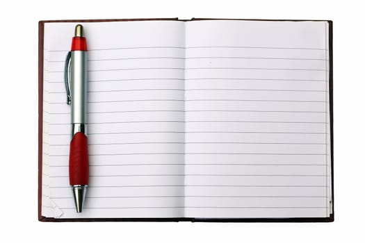 Blank NoteBook open