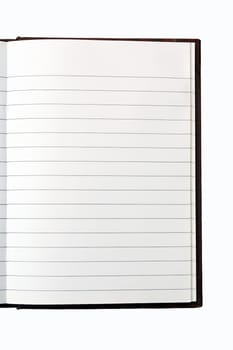 Blank NoteBook open