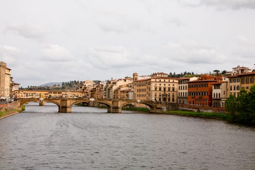 River Arno and old buildings in Florence
