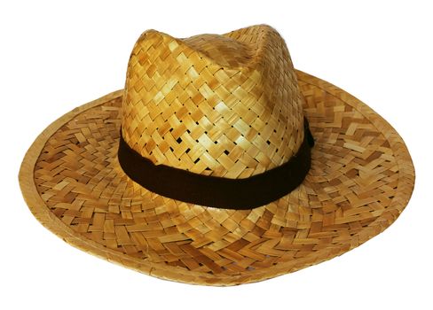 Hat made from coconut leaves handmade.