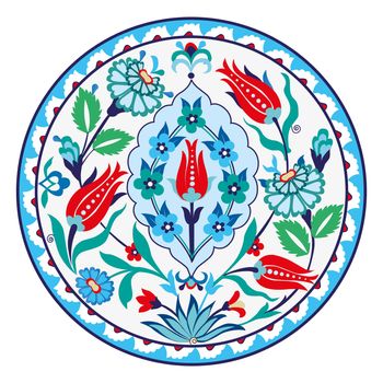 Antique ottoman turkish ceramic design