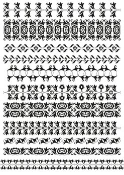 Oriental Floral Repeating Border Set







Border Set