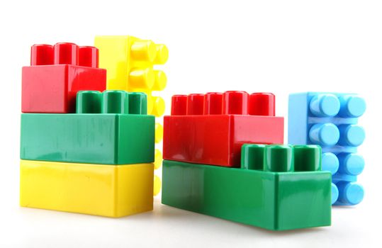 Plastic building blocks