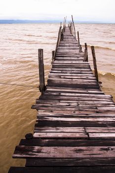 Wood bridge
