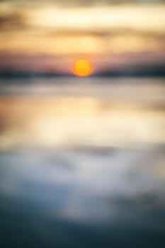 An image of the nice defocused sunset background