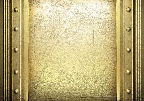 golden background made in 3D