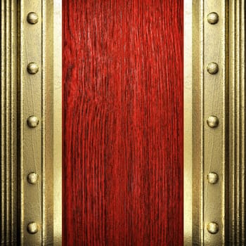 golden background made in 3D