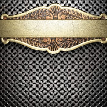 golden background made in 3D