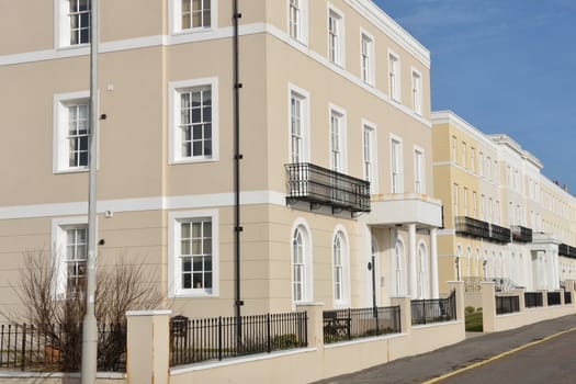 Row of rectangular Urban Houses