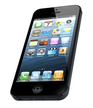 Galati, Romania- September 12, 2012: New Apple iPhone 5 was released for sale by Apple Inc on September 12, 2012. 