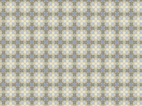 Vintage shabby background with classy patterns. Geometric or floral pattern on paper texture in grunge style.