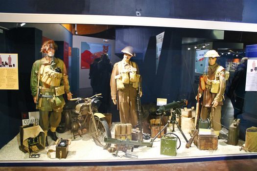 Memorial museum of the Battle of Normandy. France