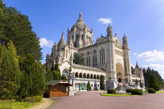 Basilica of Lisieux in Normandy, France